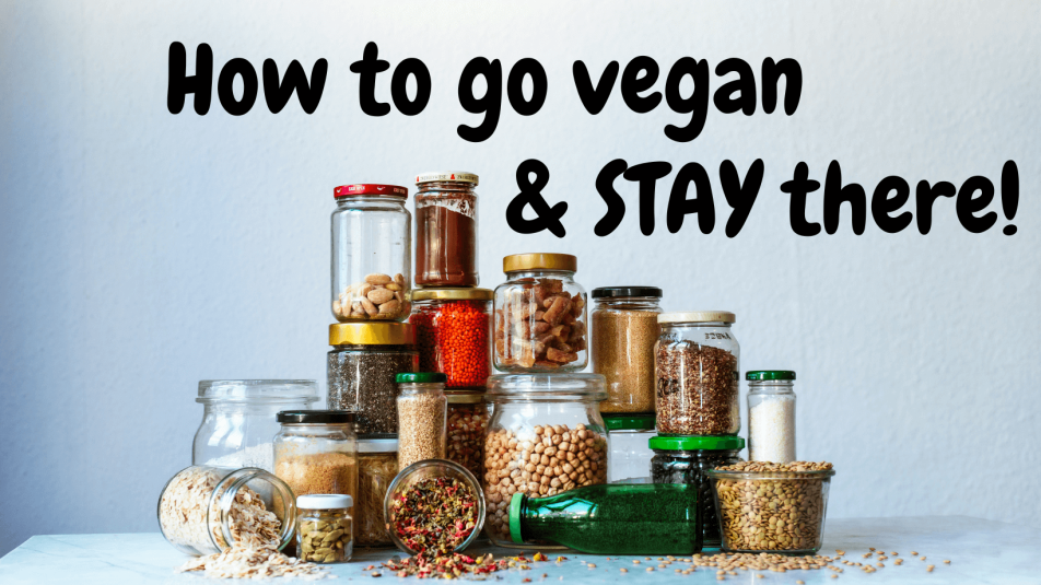 Go vegan stay vegan blog post